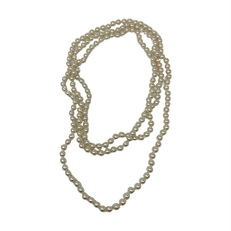 Faux Pearl Long Necklace-Thumbnail