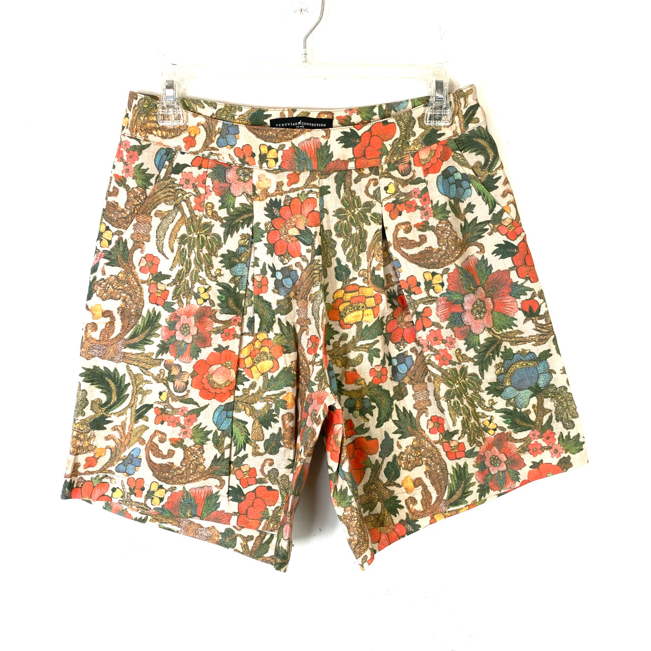 Image of Peruvian Connection Floral Print Giardino Short