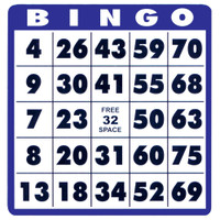 Bingo Card Booklet (3% Convenience Fee add to all Credit Card Transactions)