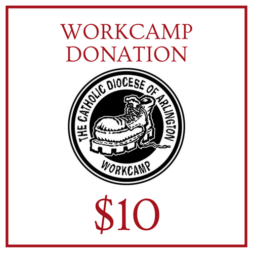 WorkCamp Donation - 10 (3% Surcharge applied to all Credit Card Transactions)