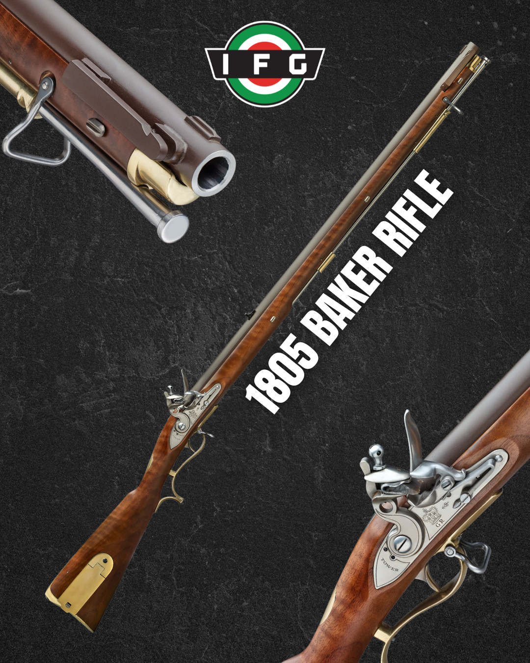 The 1805 Baker Rifle: A Historic Military First, Reborn - Italian ...