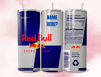 Personalised red bull 20oz Tumbler