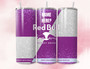 Purple Glitter Personalised red bull 20oz Tumbler