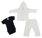 Infant Sweatshirt, Onezie And Pants - 3 Pc Set - BLTCS_0223S