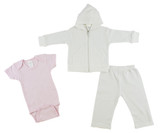 Infant Sweatshirt, Onezie And Pants - 3 Pc Set - BLTCS_0229NB