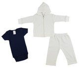 Infant Sweatshirt, Onezie And Pants - 3 Pc Set - BLTCS_0226L