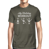 My Holiday Workout Mens Dark Grey Shirt