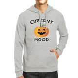 Pumpkin Current Mood Grey Hoodie