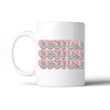 Sorority Theme Pink Top Text Sweet 11oz Personalized Ceramic Mug