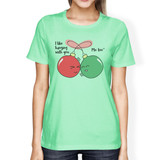 I Like Hanging With You Ornaments Womens Mint Shirt