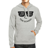 Too Cool For School Grey Hoodie