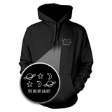 You Are My Galaxy Hoodie Pocket Hooded Sweatshirt Graphic Sweater