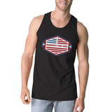 Respect The USA Mens Black Sleeveless Shirt Funny 4th Of July Tanks