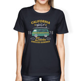 California Beaches Endless Summer Womens Navy Shirt