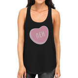 Meh Heart Womens Cotton  TankTop Lovely Heart Graphic Gift For Her