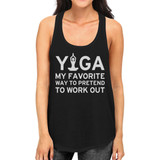 Yoga Pretend To Work Out Tank Top Cute Yoga Work Out Tank Top