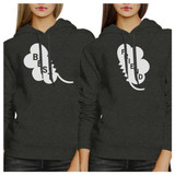 Best Friend Clover Funny BFF Matching Hoodies For St Patricks Day