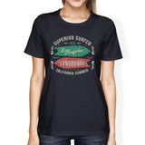 Superior Surfer Los Angeles Longboard Womens Navy Shirt