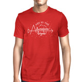 And So The Adventure Begins Mens Red Shirt