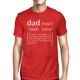 Dad Noun Mens Red Graphic Tee Unique Fathers Day Gifts For Dad