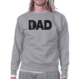 Dad Business Grey Unisex Unique Design Sweatshirt Gifts For Him