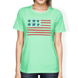 USA Flag Cute American Flag Decorative Tee For Women Unique Gifts