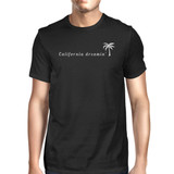 California Dreaming Mens Black T-Shirt Lightweight Summer Shirt