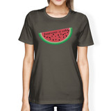 Happiness Is Cold Watermelon Funny Womens Graphic Cotton T-Shirt