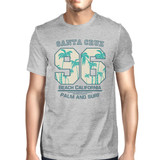 Santa Cruz Beach California Mens Grey Shirt