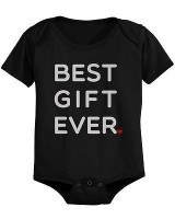 Best Gift Ever Baby Bodysuit - Pre-Shrunk Cotton Snap-On Style Baby Bodysuit