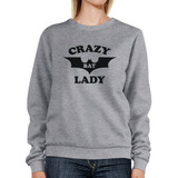 Crazy Bat Lady Grey Sweatshirt