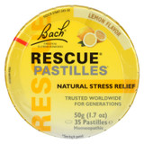Bach Rescue Remedy Pastilles - Lemon - 50 Grm - Case Of 12