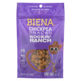 Biena Chickpea Snacks - Rockin' Ranch - Case Of 8 - 5 Oz.