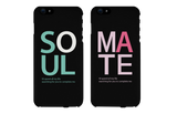 Soulmate Matching Couple Black Phonecases (Set)