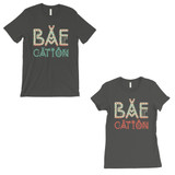 BAEcation Vacation Matching T-Shirts Cool Grey Cute Couples Gift - 3PCT165CG M2XL W2XL