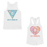 A-Mazes Me Matching Tank Tops For Couples Cute Valentine's Day Gift - 3PTT077WT MS WS