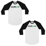 Zombae And Zombabe Matching Couples Baseball Shirts - 3PBST087BKWT MM WM