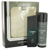 LOMANI by Lomani Gift Set -- 3.4 oz Eau De Toilette Spray + 6.7 oz Deodorant Spray for Men