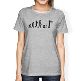 Zombie Evolution Womens Grey Shirt