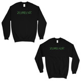 Zombae And Zombabe Matching Sweatshirt Pullover - 3PSS095BK MXS WXS