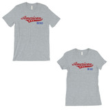 American Boo Bae Matching Couple Gift Shirts Grey For Him - 3PCT146HG ML WL