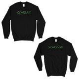 Zombae And Zombabe Matching Sweatshirt Pullover - 3PSS095BK MS WS