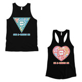 A-Mazes Me Matching Tank Tops For Couples Cute Valentine's Day Gift - 3PTT077BK MXL WXL