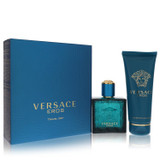 Versace Eros by Versace Gift Set -- 1.7 oz Eau De Toilette Spray + 3.4 oz Shower Gel for Men