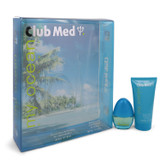 Club Med My Ocean by Coty Gift Set -- .33 oz Mini EDT Spray + 1.85 oz Body Lotion for Women