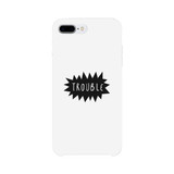Double Trouble - White Phone Case