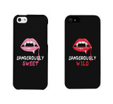 Dangerously Sweet And Wild Lips Cute BFF Matching Phone Cases Gift