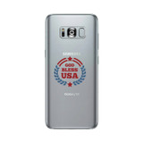 God Bless Usa Clear Phone Case