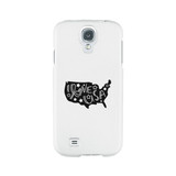 I Love USA White Phone Case