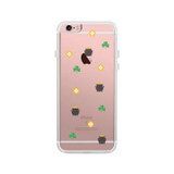 St Patrick's Day Pattern Clear Phone Case Cute Design Jelly Case
